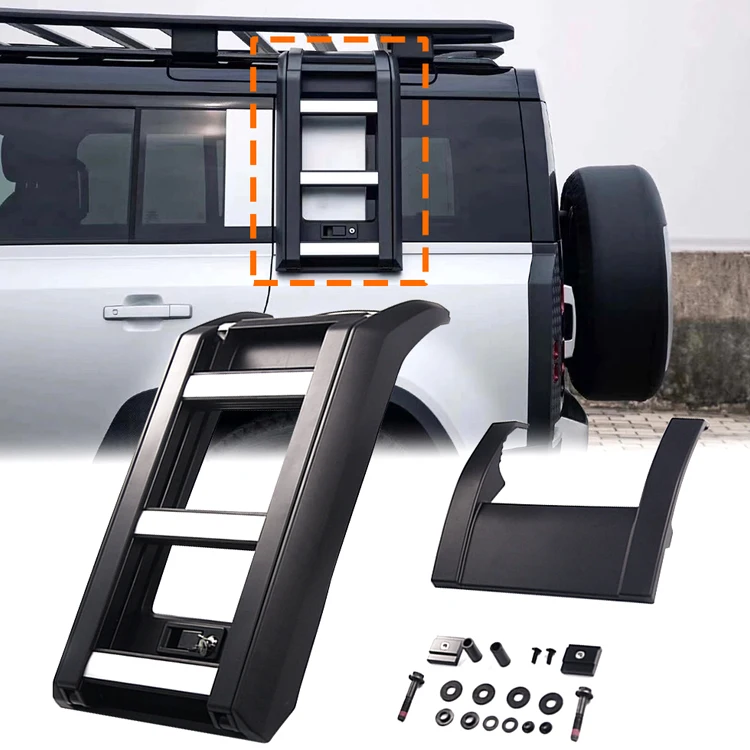 Aluminum Car Foldable Protective Frames Telescopic Side Door Ladder for 2020 Land Rover Defender
Aluminum Car Foldable Protective Frames Telescopic Side Door Ladder for 2020 Land Rover Defender