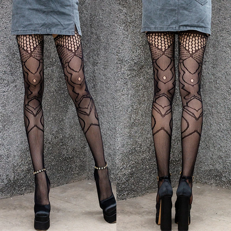Geometric Jacquard Hottie Hollow Out Fishnet Stockings Thin Suspender Pantyhose Small Mesh Sexy Temptation Nylon Tights
Geometric Jacquard Hottie Hollow Out Fishnet Stockings Thin Suspender Pantyhose Small Mesh Sexy Temptation Nylon Tights