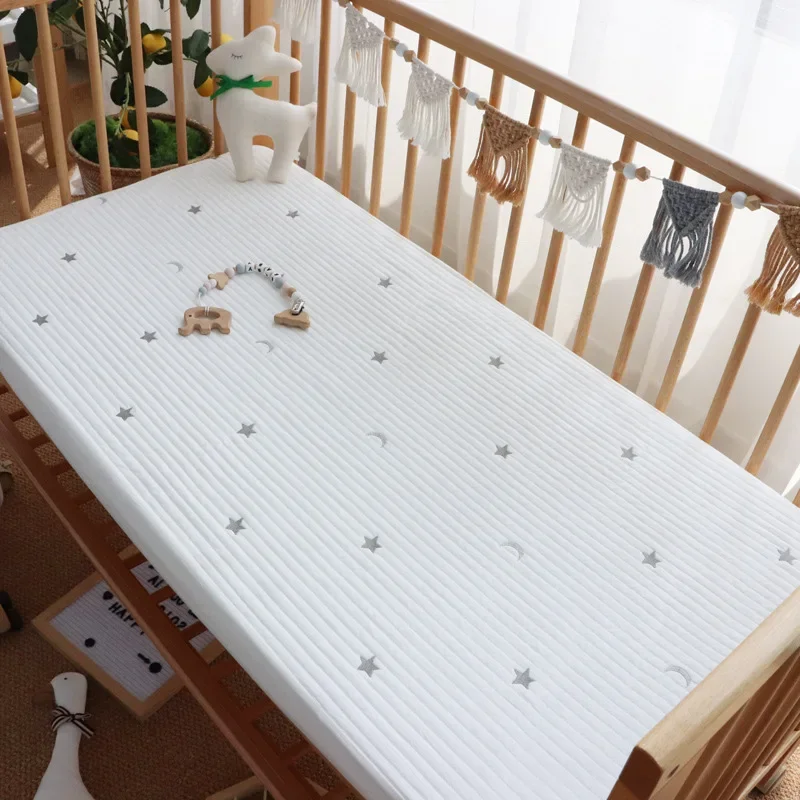 INS Nordic Korea Design 100% Organic Cotton Standard Embroid Crib Toddler Mattresses Baby Fitted Crib Sheet
INS Nordic Korea Design 100% Organic Cotton Standard Embroid Crib Toddler Mattresses Baby Fitted Crib Sheet
