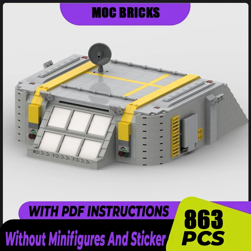 

Star Movie Series Moc Building Bricks Empire Asteroid Facility Model Technology Modular Blocks Construstion DIY Assembly Toy