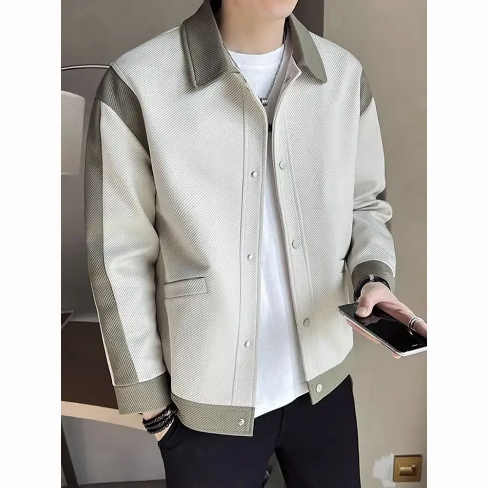 Мужские куртки, куртки, модный тренд высокого качества, повседневная и универсальная, красивая мужская одежда на весну и осень 
Мужские куртки, куртки, модный тренд высокого качества, повседневная и универсальная, красивая мужская одежда на весну и осень