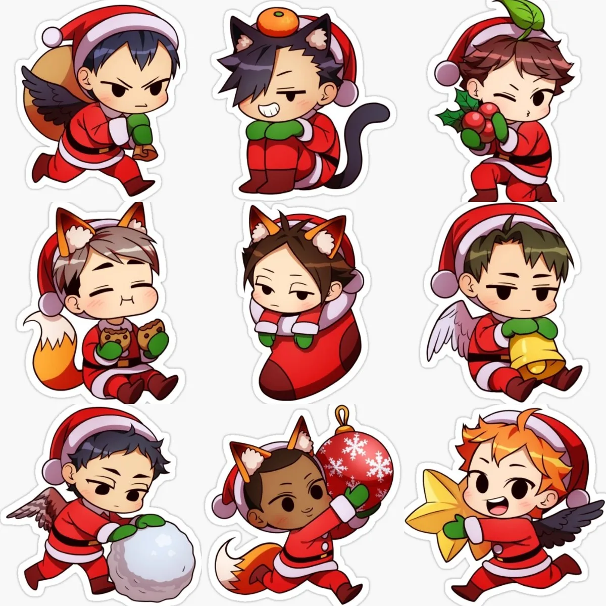 Catoon Cute Christmas New Year Sticker Motorcycle Camper Bicycle Van Truck Window Wall Room Door Glass Car Laptop PVC Decal
Catoon Cute Christmas New Year Sticker Motorcycle Camper Bicycle Van Truck Window Wall Room Door Glass Car Laptop PVC Decal
