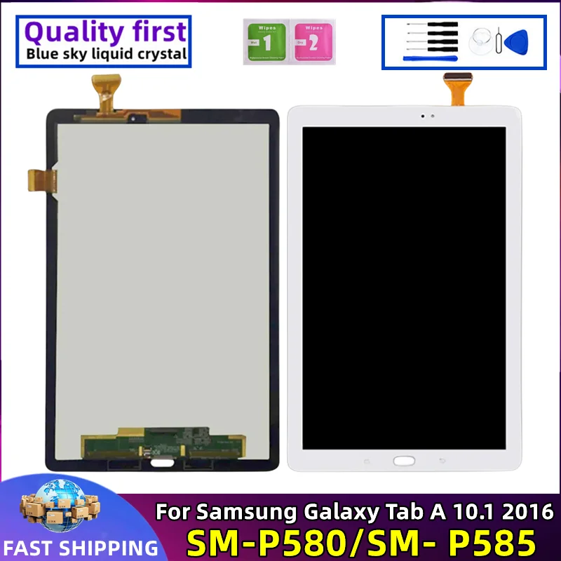 ЖК-дисплей для Samsung Galaxy TAB A 10,1 2016 SM- P580 P585, оригинальный дисплей для планшета, сенсорный экран, дигитайзер в сборе, замена
ЖК-дисплей для Samsung Galaxy TAB A 10,1 2016 SM- P580 P585, оригинальный дисплей для планшета, сенсорный экран, дигитайзер в сборе, замена