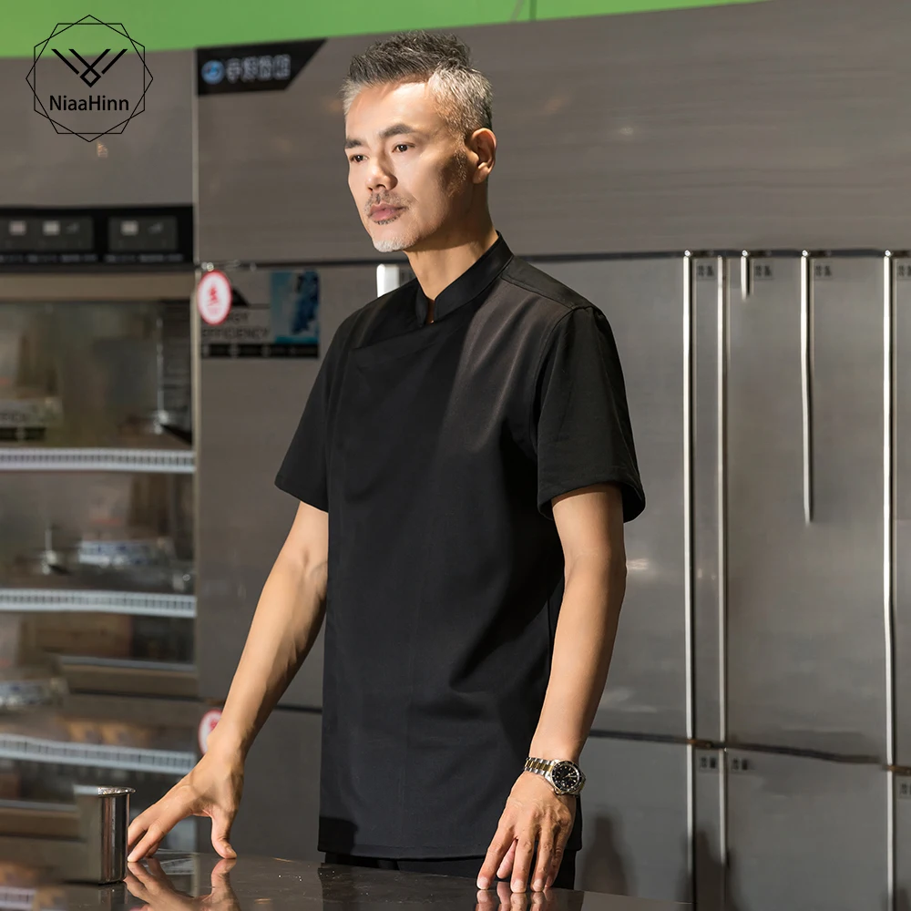 Restaurant High Quality Can Custom Made Work Wear Men Breathable Hotel Catering Clothes Waitress Chef Shirt for Man Unisex Shirt
Restaurant High Quality Can Custom Made Work Wear Men Breathable Hotel Catering Clothes Waitress Chef Shirt for Man Unisex Shirt