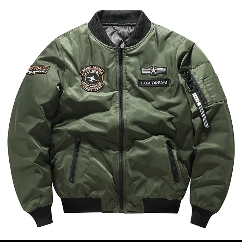 Bomber Jackets Man Military Windbreaker Tactical Air Force Combat Winter Coats Zip Quilting Cotton Jacket Stand Collar M-6XL
Bomber Jackets Man Military Windbreaker Tactical Air Force Combat Winter Coats Zip Quilting Cotton Jacket Stand Collar M-6XL