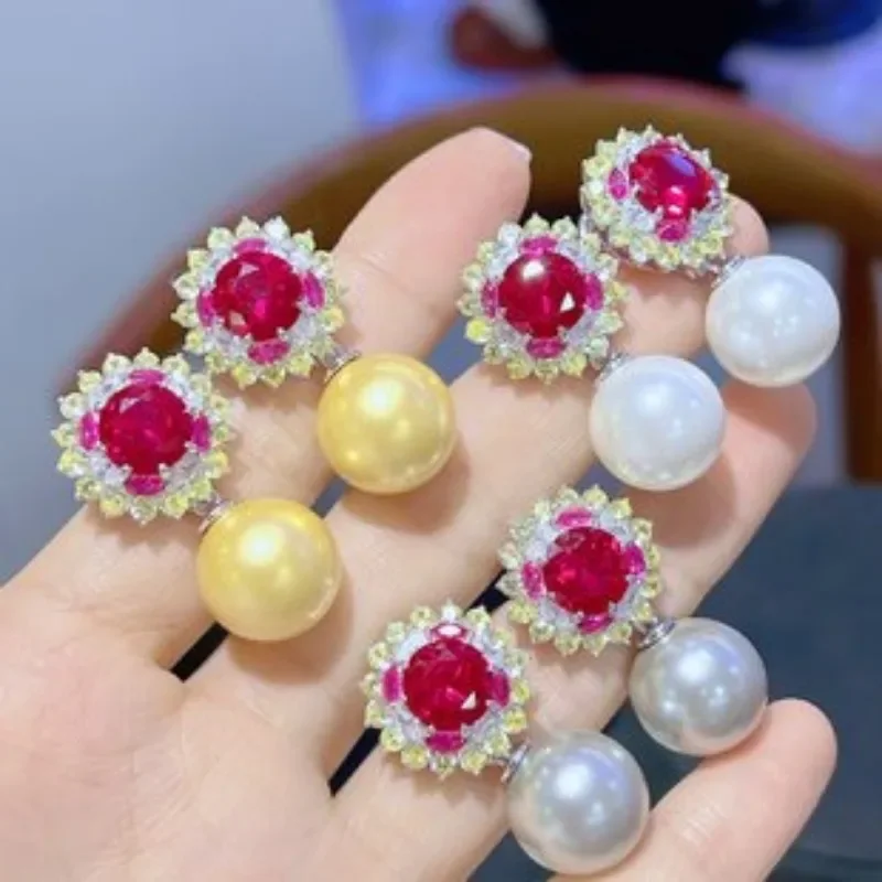 Новые серебряные серьги RUIF с жемчугом 17,5 × 33,5 мм S925, модные ювелирные украшения для женщин 
Новые серебряные серьги RUIF с жемчугом 17,5 × 33,5 мм S925, модные ювелирные украшения для женщин