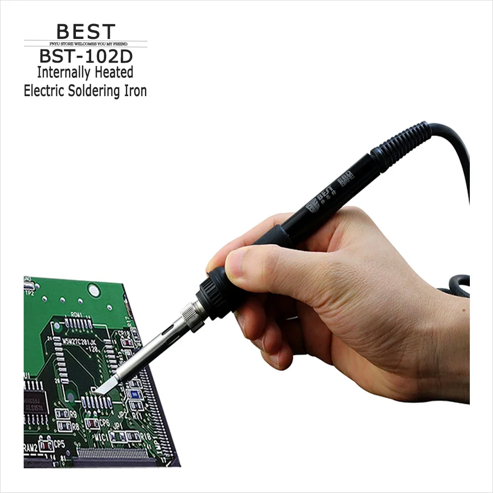 Электрический паяльник, Лучший товар, термостатический SMD PCB с внутренним подогревом, 60 Вт, электроприборы, инструмент для сварки и ремонта
Электрический паяльник, Лучший товар, термостатический SMD PCB с внутренним подогревом, 60 Вт, электроприборы, инструмент для сварки и ремонта