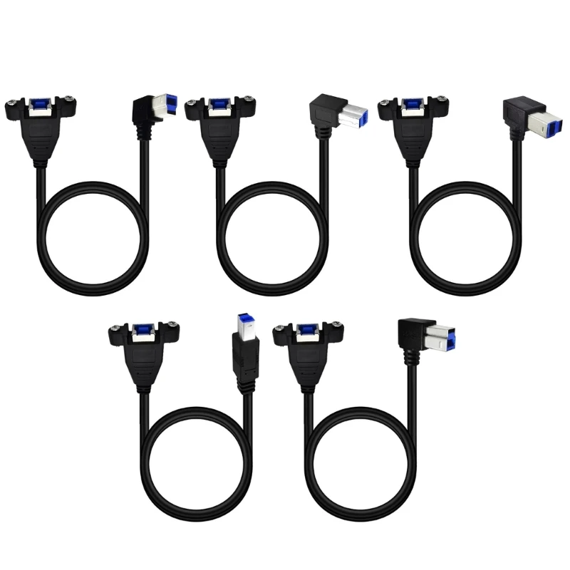 USB Printers Extension Cable 90 Degree Angled Printers Cable USB Cable with Panel Mount Screw Holes for Hard
USB Printers Extension Cable 90 Degree Angled Printers Cable USB Cable with Panel Mount Screw Holes for Hard