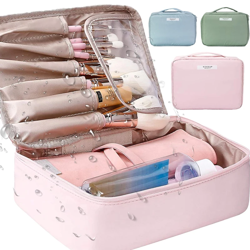 Makeup Bag For Women Toiletries Organizer Waterproof Travel Make Up Storage Pouch Female Large Capacity Portable Cosmetic Case
Makeup Bag For Women Toiletries Organizer Waterproof Travel Make Up Storage Pouch Female Large Capacity Portable Cosmetic Case