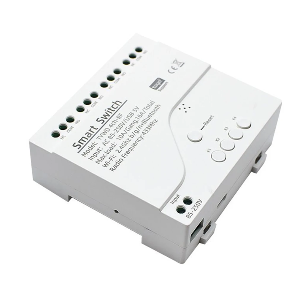 Wifi Smart Switch 4CH For Tuya Smart WiFi Wireless Switch Remote Control On/Off Light Switch Home Improvement Smart Home
Wifi Smart Switch 4CH For Tuya Smart WiFi Wireless Switch Remote Control On/Off Light Switch Home Improvement Smart Home