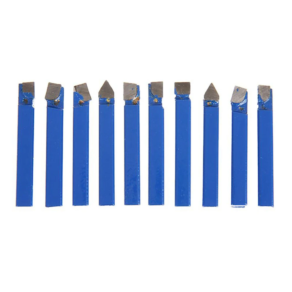 Bit Carbide Lathe Tool Welding 1/4’’ 10Pcs Bed Blue CNC Manufacturing Set Tilting Turning Wear Resistance Useful
Bit Carbide Lathe Tool Welding 1/4’’ 10Pcs Bed Blue CNC Manufacturing Set Tilting Turning Wear Resistance Useful