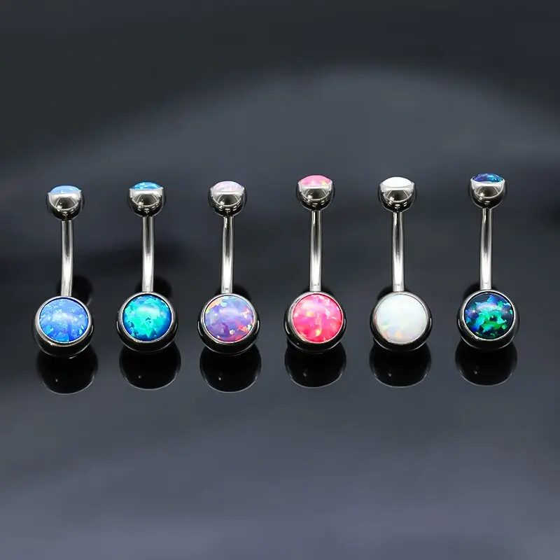 1PC 14G G23 Titanium Opal Stone Internally Threaded Lounger Earrings Cartilage Helix Belly Button Piercing Body Jewelry Ombligo
1PC 14G G23 Titanium Opal Stone Internally Threaded Lounger Earrings Cartilage Helix Belly Button Piercing Body Jewelry Ombligo
