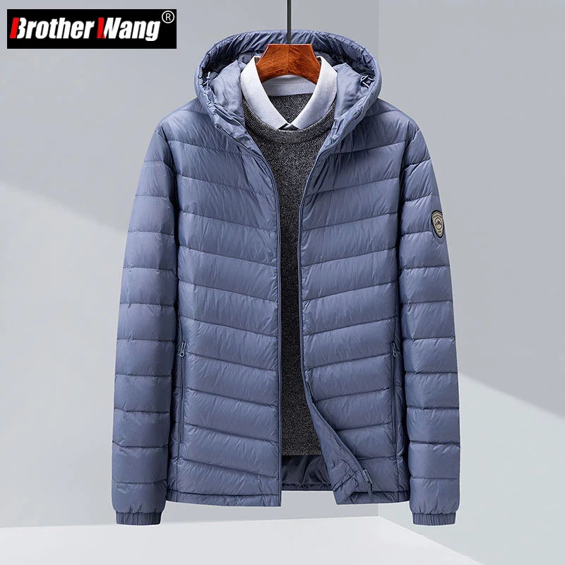 Winter Warm 90% White Duck Down Hooded Down Jacket for Men Short Men's Plus Size Thermal Waterproof Jacket for Teenagers
Winter Warm 90% White Duck Down Hooded Down Jacket for Men Short Men's Plus Size Thermal Waterproof Jacket for Teenagers