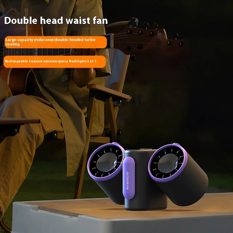 Creative Turbine Double Head Hanging Waist Fan Outdoor Portable Usb Small Fan Home Mini Digital Display Small Fan
Creative Turbine Double Head Hanging Waist Fan Outdoor Portable Usb Small Fan Home Mini Digital Display Small Fan
