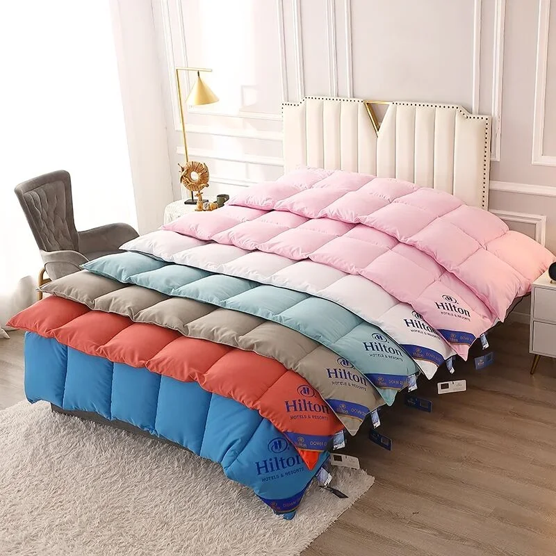 Hilton Duvet 95% White Goose Down Spring Autumn Quilt Thickened Warm Winter Quilt Single Double Dormitory Quilt Core Blanket
Hilton Duvet 95% White Goose Down Spring Autumn Quilt Thickened Warm Winter Quilt Single Double Dormitory Quilt Core Blanket