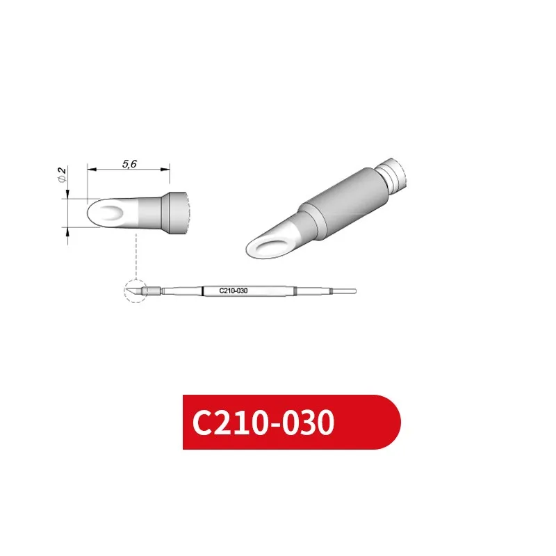 

C210-030/023/024/028/029/031/001/002/003/004/005/007/08/013/014 Soldering Tips Compatible for JBC SUGON AIFEN Soldering Station