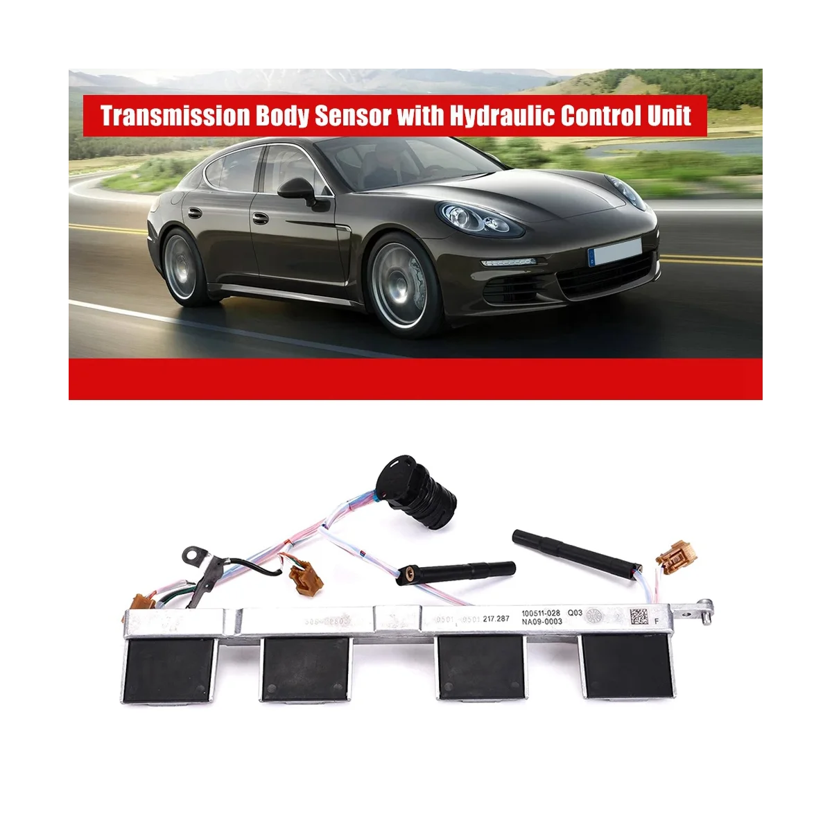 97031708530 Car Transmission Body Sensor with Hydraulic Control Unit for Porsche Panamera 2010-2016
97031708530 Car Transmission Body Sensor with Hydraulic Control Unit for Porsche Panamera 2010-2016