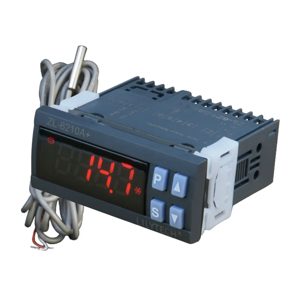 

ZL-6210A+ 110V/220V Temperature Controller 30A Relay Output Intelligent Electronic Digital Temperature Controller Thermostat