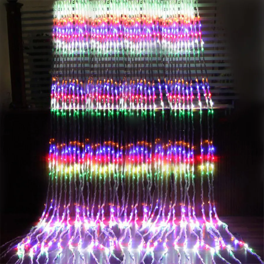 3X2/3X3M LED Waterfall Icicle Fairy Curtain Lights Outdoor Meteor Shower Christmas String Lights for Party Wedding Garland Decor 
3X2/3X3M LED Waterfall Icicle Fairy Curtain Lights Outdoor Meteor Shower Christmas String Lights for Party Wedding Garland Decor