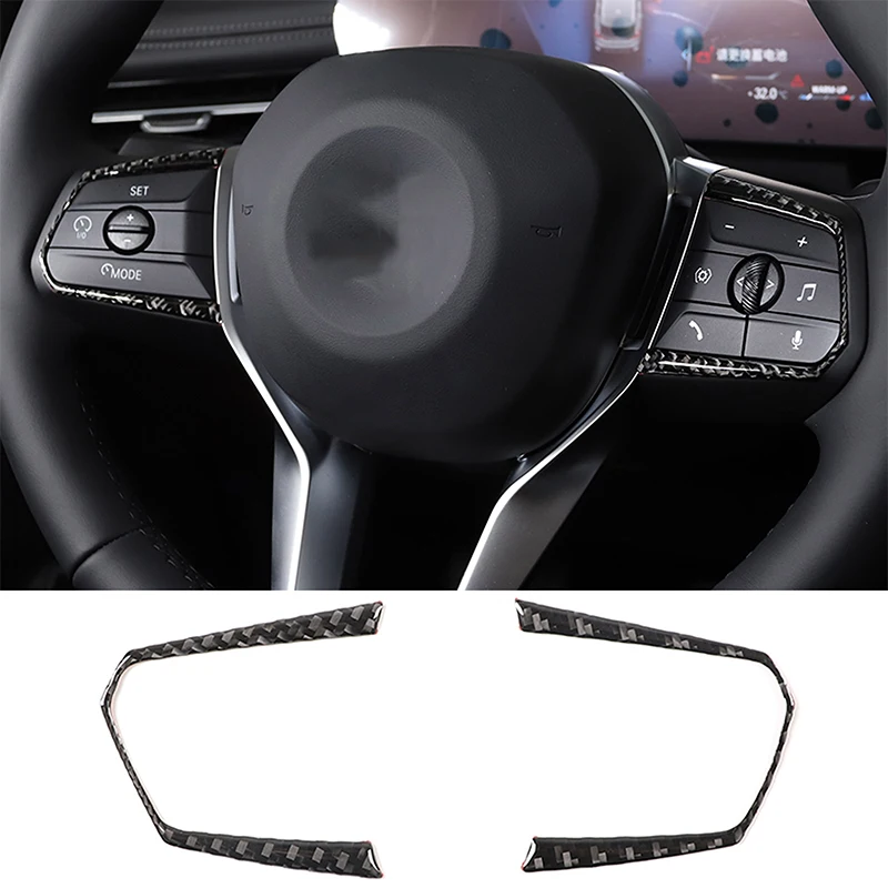 For BMW X1 iX1 U10 U11 2023-2024 Soft Carbon Fiber Car Steering Wheel Button Frame Sticker Interior Accessories
For BMW X1 iX1 U10 U11 2023-2024 Soft Carbon Fiber Car Steering Wheel Button Frame Sticker Interior Accessories
