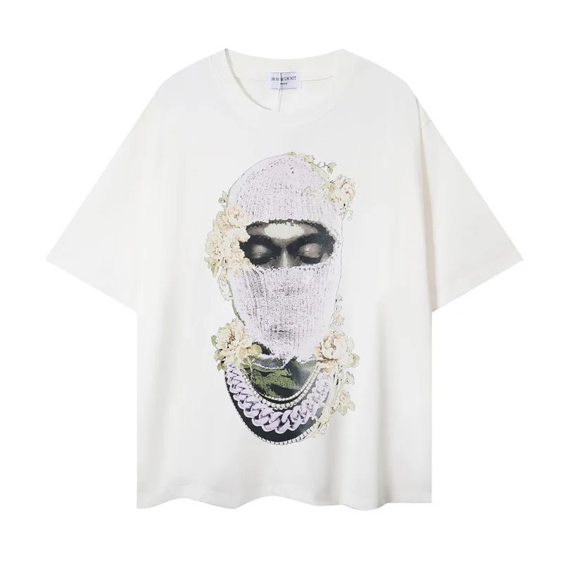 

Black White Crewneck IH NOM UH NIT Top Tee Best Quality T-shirts Men Woman Outdoor Spring Digital Direct Printing Short Sleeve