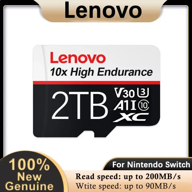 Lenovo UHS-I Micro TF SD Card 2TB 1TB 512GB 256GB 128GB Flash Memory Card Waterproof Cartao De Memoria For Nintendo switch
Lenovo UHS-I Micro TF SD Card 2TB 1TB 512GB 256GB 128GB Flash Memory Card Waterproof Cartao De Memoria For Nintendo switch