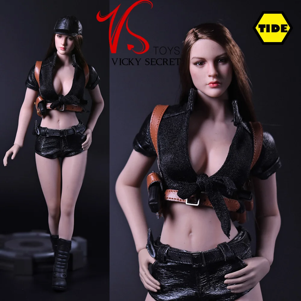 VStoys 17NSSA 1/6 Female Soldier Female Killer Set Sexy Off waist Top Leather Shorts Gun Holster For 12 Inch Action Figure Body
VStoys 17NSSA 1/6 Female Soldier Female Killer Set Sexy Off waist Top Leather Shorts Gun Holster For 12 Inch Action Figure Body