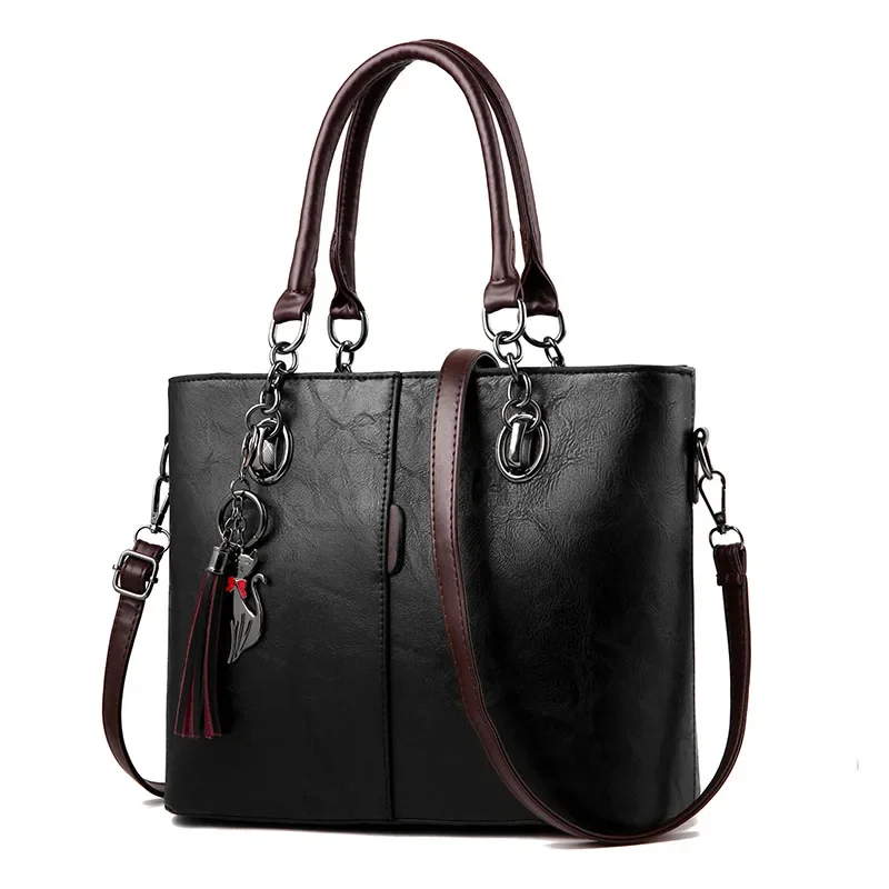 

Luxury Handbags Women Bags Designer Big Crossbody Bags For Women 2024 Solid Shoulder Bag Leather Handbag Sac Bolsa Feminina