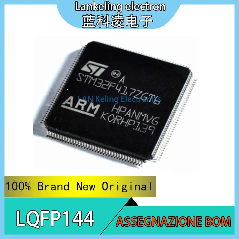 STM32F417ZGT6 100% Brand New Original STM STM32F STM32F417 STM32F417ZG STM32F417ZGT MCU LQFP-144 chip 
STM32F417ZGT6 100% Brand New Original STM STM32F STM32F417 STM32F417ZG STM32F417ZGT MCU LQFP-144 chip