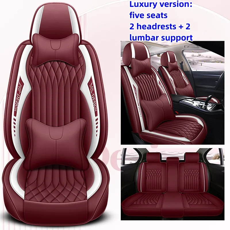 

NEW Luxury Universal Car Seat Covers For 90% Sedan SUV Stylish Durable Cushion For Most Five Seats Cars car accessories