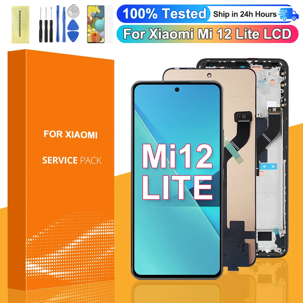 6,55 ''Оригинальный ЖК-дисплей для Xiaomi Mi 12 Lite, сенсорный экран, дигитайзер в сборе для Xiaomi 12 Lite, Mi12 Lite, 2203129G Дисплей
6,55 ''Оригинальный ЖК-дисплей для Xiaomi Mi 12 Lite, сенсорный экран, дигитайзер в сборе для Xiaomi 12 Lite, Mi12 Lite, 2203129G Дисплей