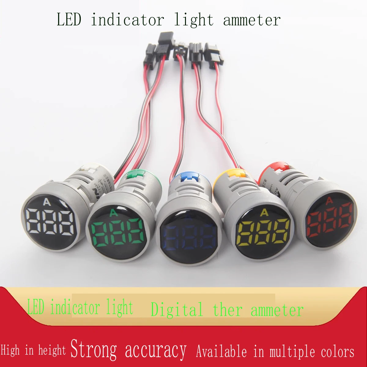 1PCS AD101-22AM Circular Crystal Film Digital Display AC Ammeter Signal Lamp LED Highlight Aperture 22mm AD16-22AM
1PCS AD101-22AM Circular Crystal Film Digital Display AC Ammeter Signal Lamp LED Highlight Aperture 22mm AD16-22AM