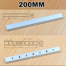 200mm Aluminium Sliding Slab T-Track T-slot Rail Slider Slide Block For Miter Track Fixture Slot Woodworking Tool Router Table
200mm Aluminium Sliding Slab T-Track T-slot Rail Slider Slide Block For Miter Track Fixture Slot Woodworking Tool Router Table