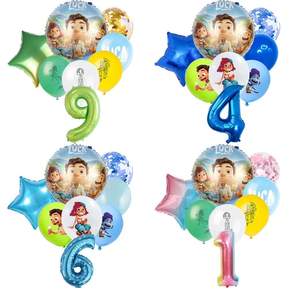 Disney Cartoon Luca Theme Birthday Party Decoration Multiple Styles Latex Metallic Digital Balloon Set Baby Shower Kid Boy Gift
Disney Cartoon Luca Theme Birthday Party Decoration Multiple Styles Latex Metallic Digital Balloon Set Baby Shower Kid Boy Gift