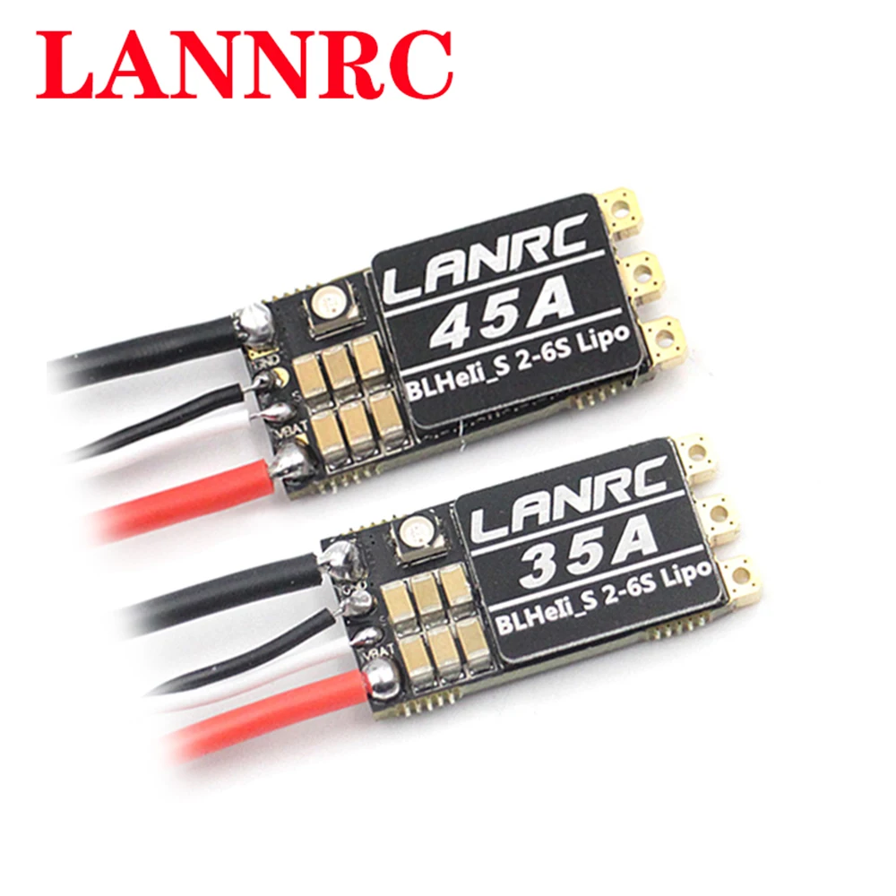 LANNRC blheli _ S 35A/45A бесщеточный ESC 150/300/600 ONESHOT125 2-6S Встроенный Программируемый RGB светодиодный D-Shot для FPV дрона RC Toys Par
LANNRC blheli _ S 35A/45A бесщеточный ESC 150/300/600 ONESHOT125 2-6S Встроенный Программируемый RGB светодиодный D-Shot для FPV дрона RC Toys Par