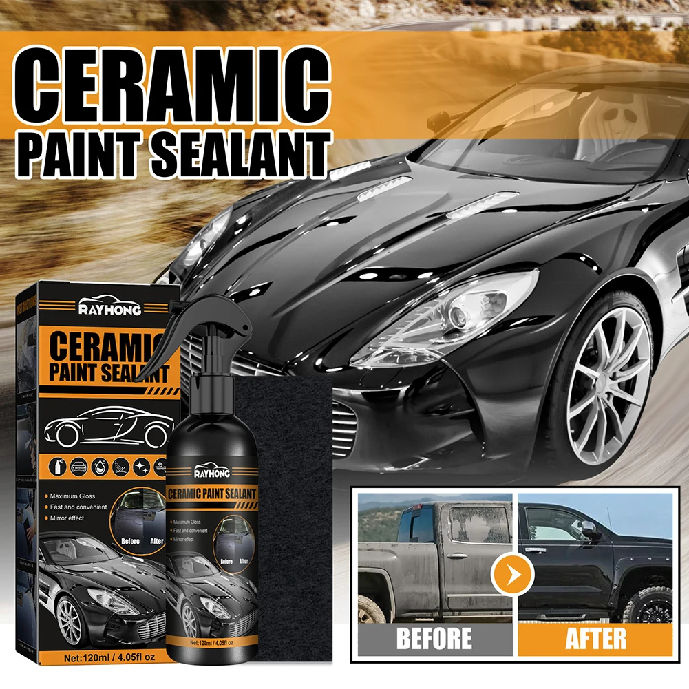120ml Car Ceramic Coating Agent Anti Fog Car Paint Polishing Crystal Wax Spray Nano Hydrophobic Liquid Kit Car Care Accessories
120ml Car Ceramic Coating Agent Anti Fog Car Paint Polishing Crystal Wax Spray Nano Hydrophobic Liquid Kit Car Care Accessories