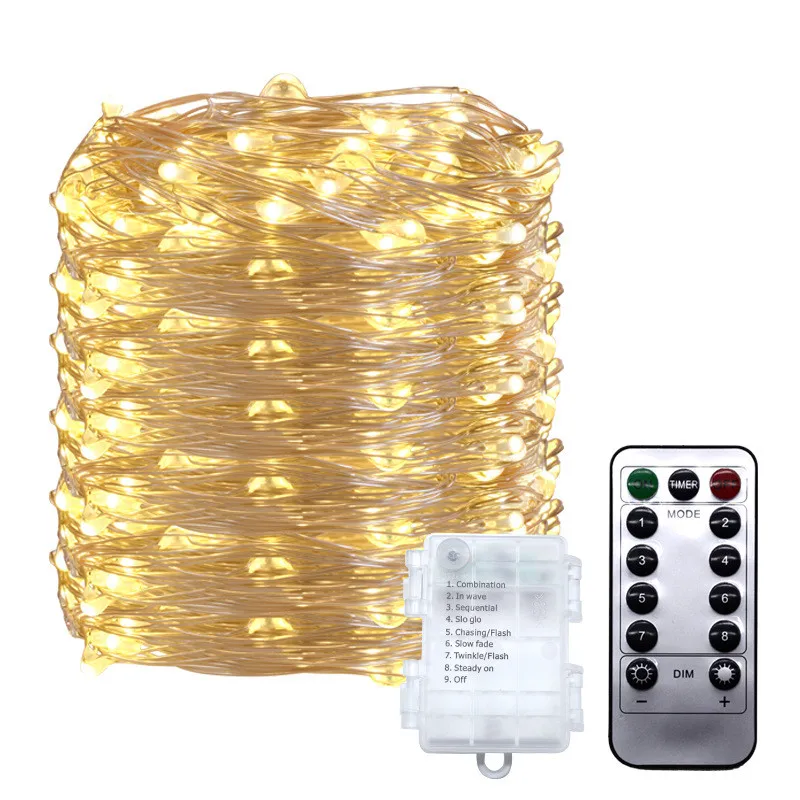 Garden Light String LED Remote Control Waterproof Battery Box Fairy Lamp Copper Wire Lamp 20M Christmas Wedding Party Decoration
Garden Light String LED Remote Control Waterproof Battery Box Fairy Lamp Copper Wire Lamp 20M Christmas Wedding Party Decoration
