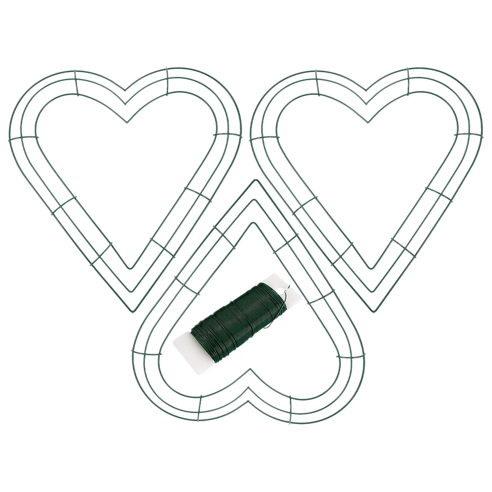 3 Pcs Heart Shaped Wrought Iron Frame DIY Wreath Frames Hanging Making Tool Garland Rack Metal Flower Supplies Wire
3 Pcs Heart Shaped Wrought Iron Frame DIY Wreath Frames Hanging Making Tool Garland Rack Metal Flower Supplies Wire