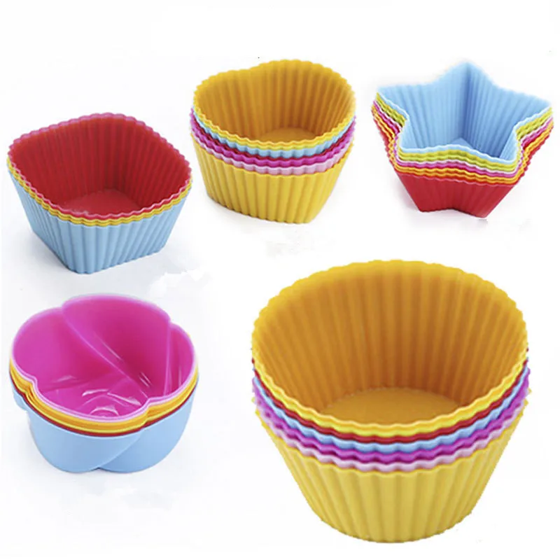 Silicone Muffin Cups for Baking, Cake Molds, DIY Cake Decorating Tools, Wedding Birthday Party Decorations, 7cm, 50Pcs
Silicone Muffin Cups for Baking, Cake Molds, DIY Cake Decorating Tools, Wedding Birthday Party Decorations, 7cm, 50Pcs