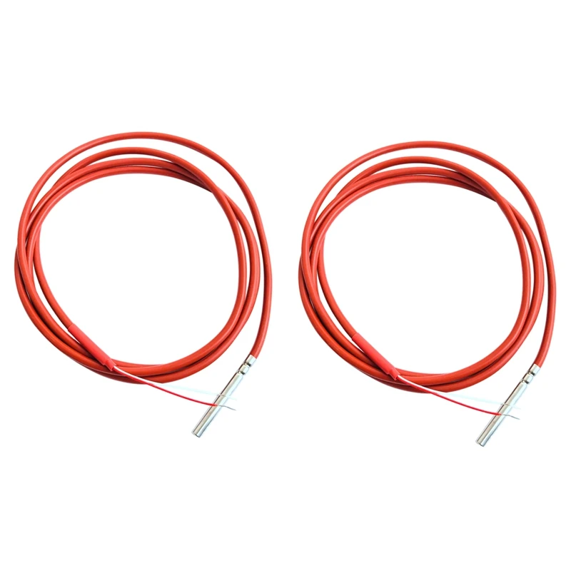 3X 2 Wire PT1000 Temperature Sensor Thermistor Silicone Gel Coated 1.5Meters Probe 45Mm X 5Mm -50-180 Centigrade Rtds
3X 2 Wire PT1000 Temperature Sensor Thermistor Silicone Gel Coated 1.5Meters Probe 45Mm X 5Mm -50-180 Centigrade Rtds