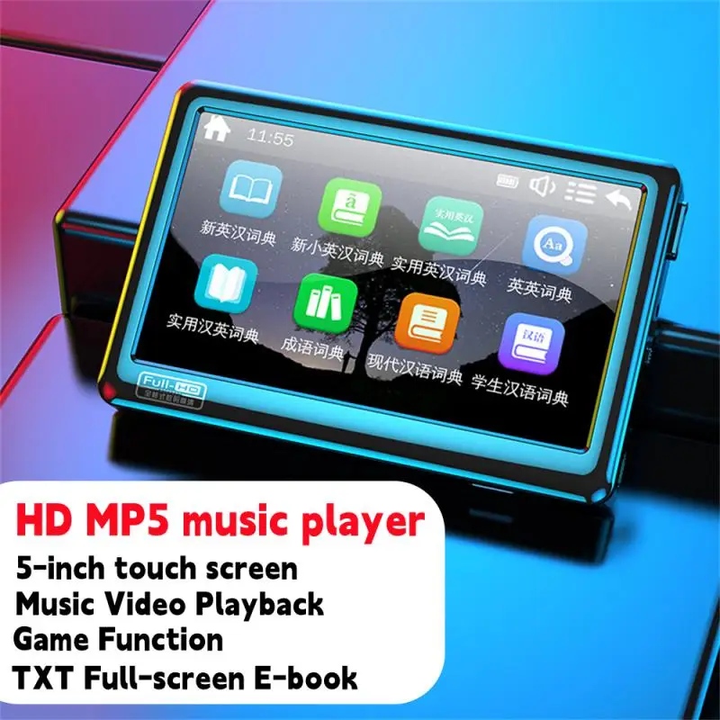 

1080P 5 Inch MP5 Video Player OTG Touch Screen Capacitive 8GB Photo E-Book Reader Portable Music MP4 Player Walkman Mp3 Плееры