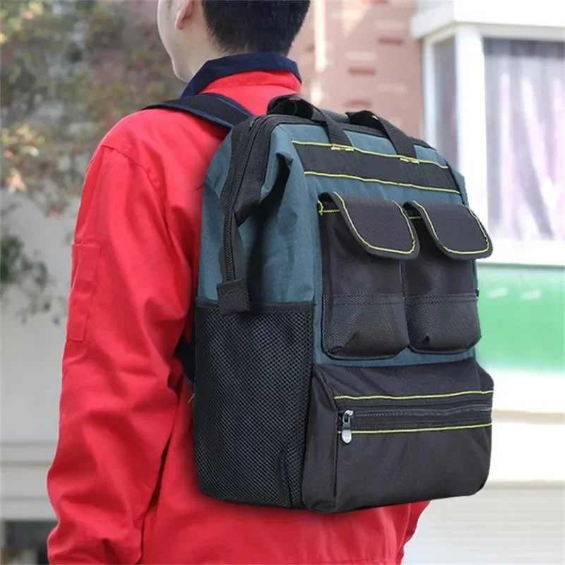 600D Oxford Electrician Cloth Large Size Multifunctional Backpack Professional Travel Tool Bags Multi Pocket Hardware Products
600D Oxford Electrician Cloth Large Size Multifunctional Backpack Professional Travel Tool Bags Multi Pocket Hardware Products