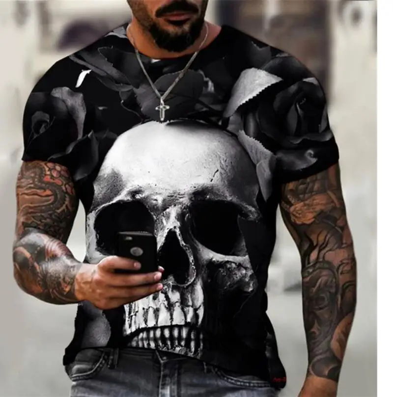 2022 Summer Halloween Skull Graphic t-shirts 3D All Over Printed T Shirts Tee Tops shirts Unisex Tshirt
2022 Summer Halloween Skull Graphic t-shirts 3D All Over Printed T Shirts Tee Tops shirts Unisex Tshirt
