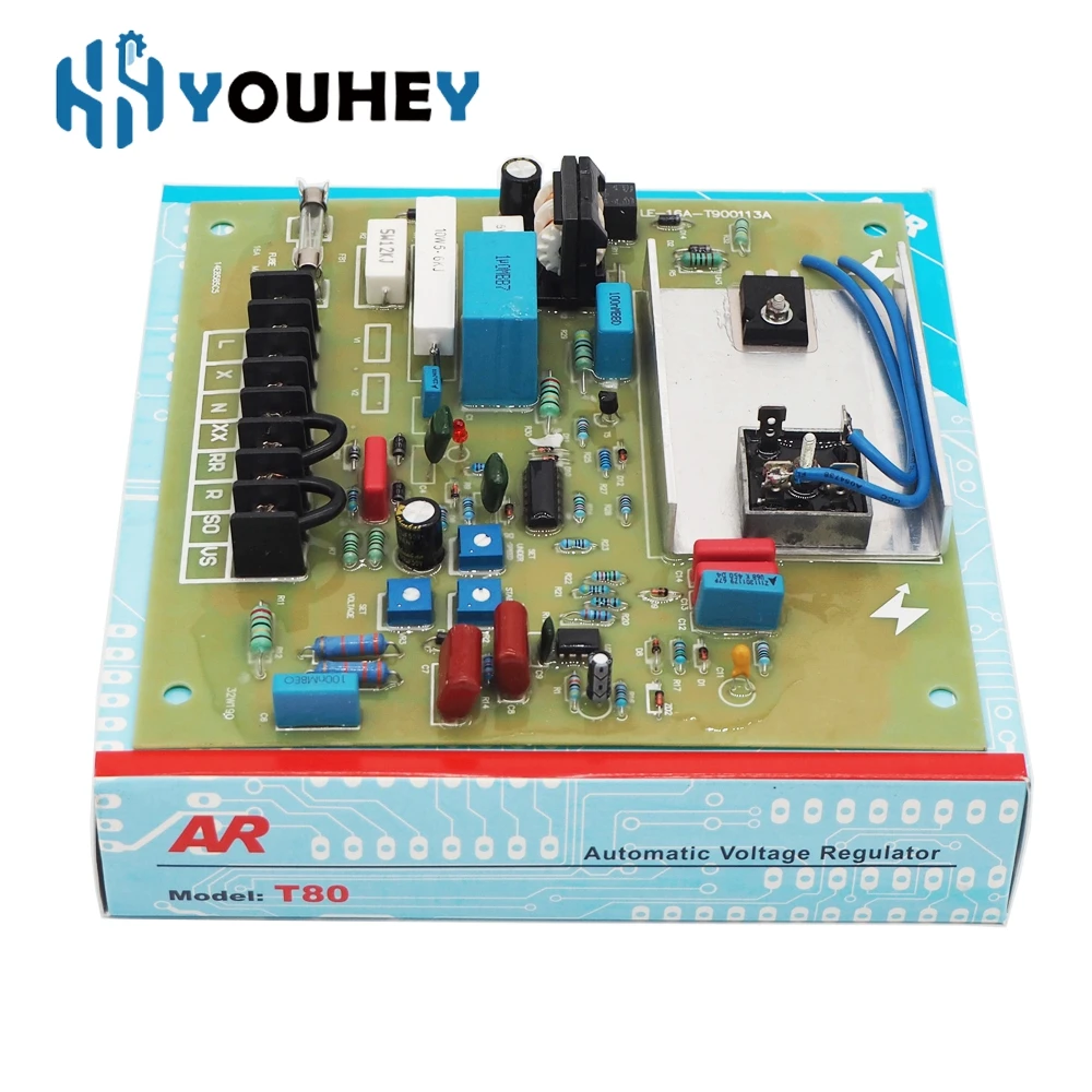

T80 AVR Circuit Diagram Board Voltage Regulator Auto Parts Stabilizers for Power Generator 220V 380v