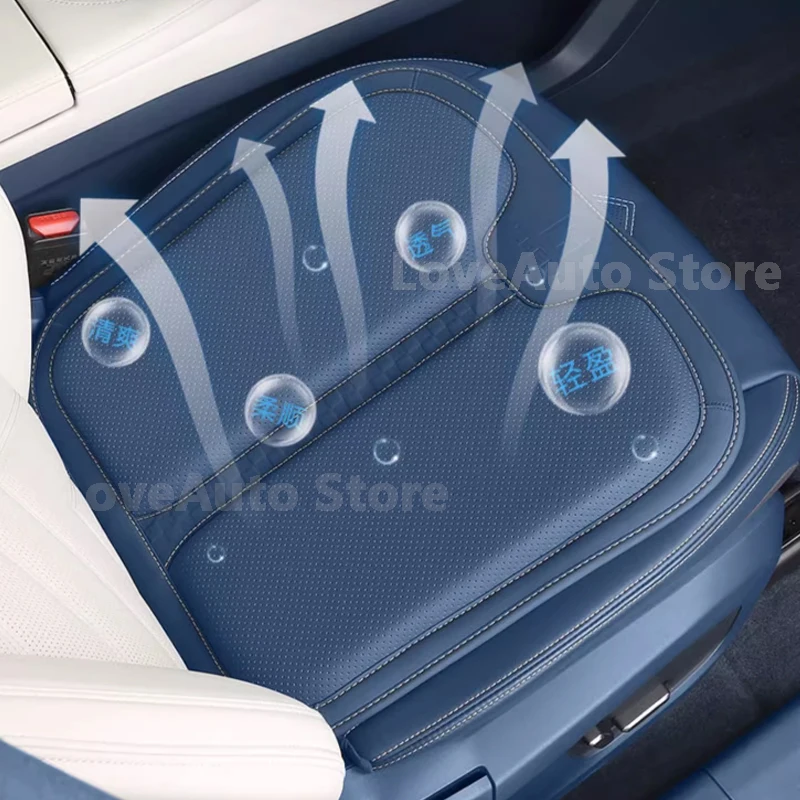 

For ZEEKR 001 X 007 009 2023 2024 Car Seat Cushion Car Four Seasons Breathable Rear Seat Cushion Accessories Cover