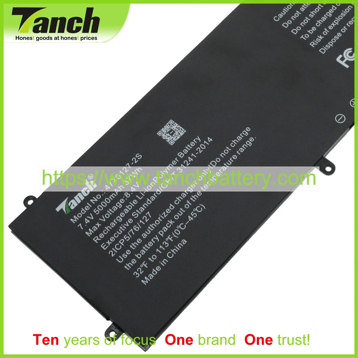

Tanch Laptop Batteries for PRESTIGIO UTL4776127-2S Smartbook 141 C2 GSP4776127 2ICP5/76/127 A1400EM A1410ED,7.4V,2 cell
