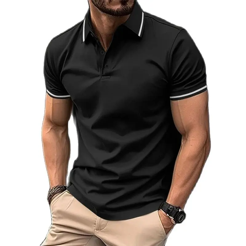 Summer New Men's Casual Short-Sleeved Polo Shirt Office Fashion Rowan Collar T-Shirt Men's Breathable Polo-Shirt Men's Clothing
Summer New Men's Casual Short-Sleeved Polo Shirt Office Fashion Rowan Collar T-Shirt Men's Breathable Polo-Shirt Men's Clothing