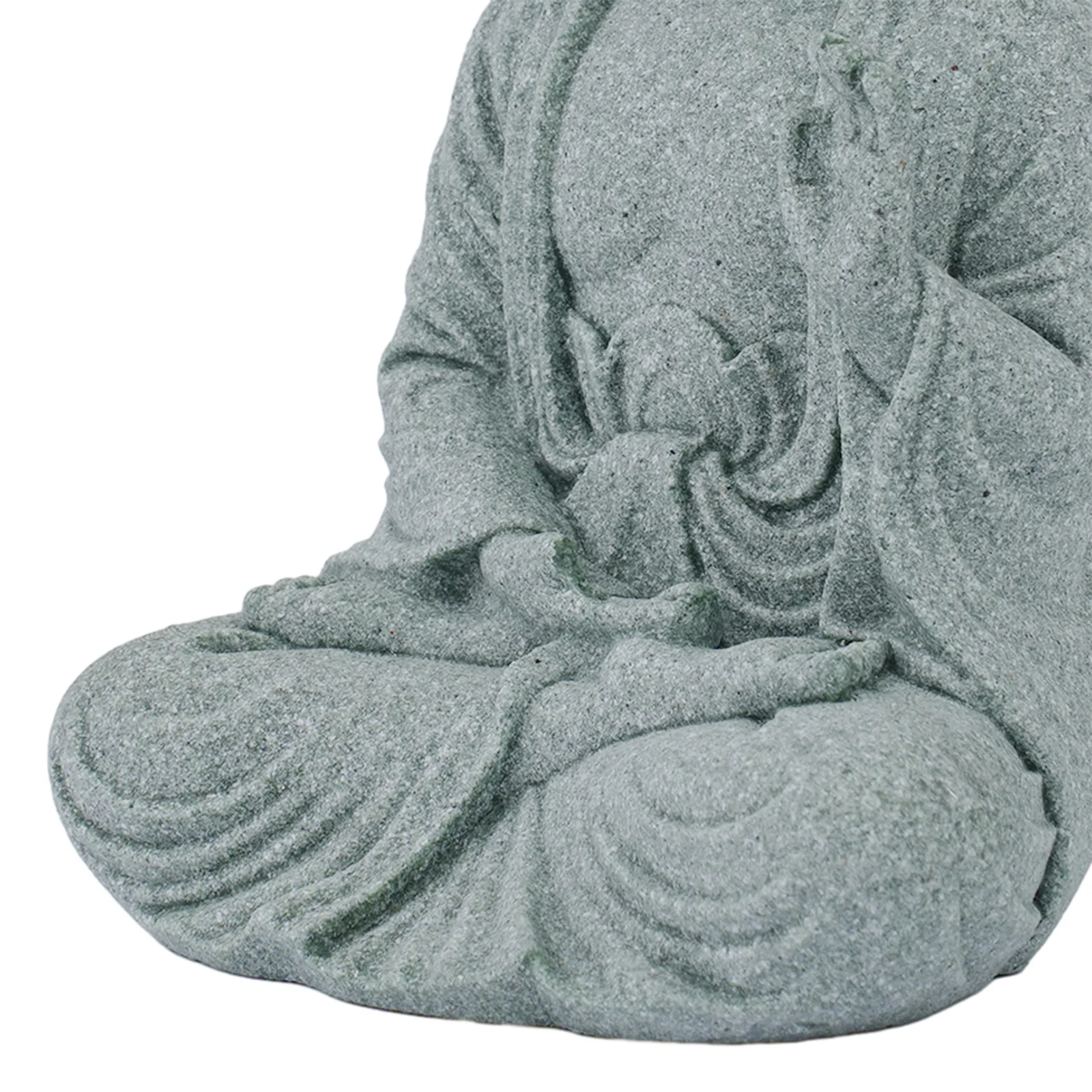 

High Quality Indoor Outdoor Sitting Buddha Resin Garden Ornament 4x8x12cm Buddha Ornament Statue Decor Stone Zen Effect