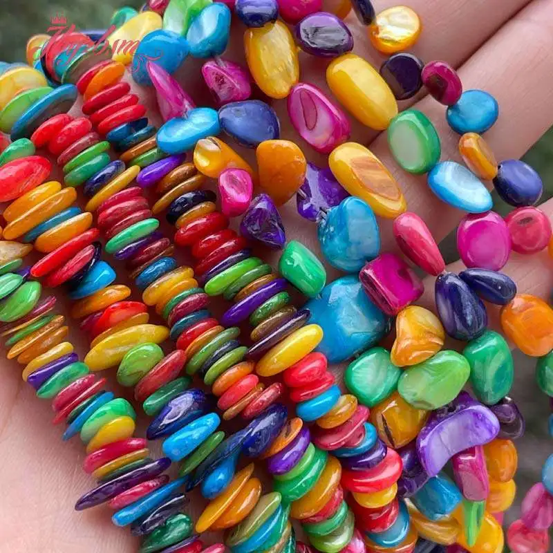 Freeform Multicolor Mop Shell Loose Natural Stone Beads for DIY Accessories Necklace Bracelet Charms Earring Jewelry Making 14"
Freeform Multicolor Mop Shell Loose Natural Stone Beads for DIY Accessories Necklace Bracelet Charms Earring Jewelry Making 14"