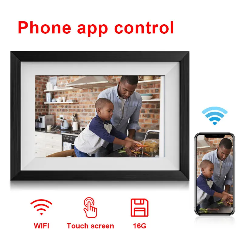 10.1Inch WiFi Picture Frame IPS Touch Screen 1280*800 Calendar Clock Alarm Music Video 16GB porta retrato digital
10.1Inch WiFi Picture Frame IPS Touch Screen 1280*800 Calendar Clock Alarm Music Video 16GB porta retrato digital